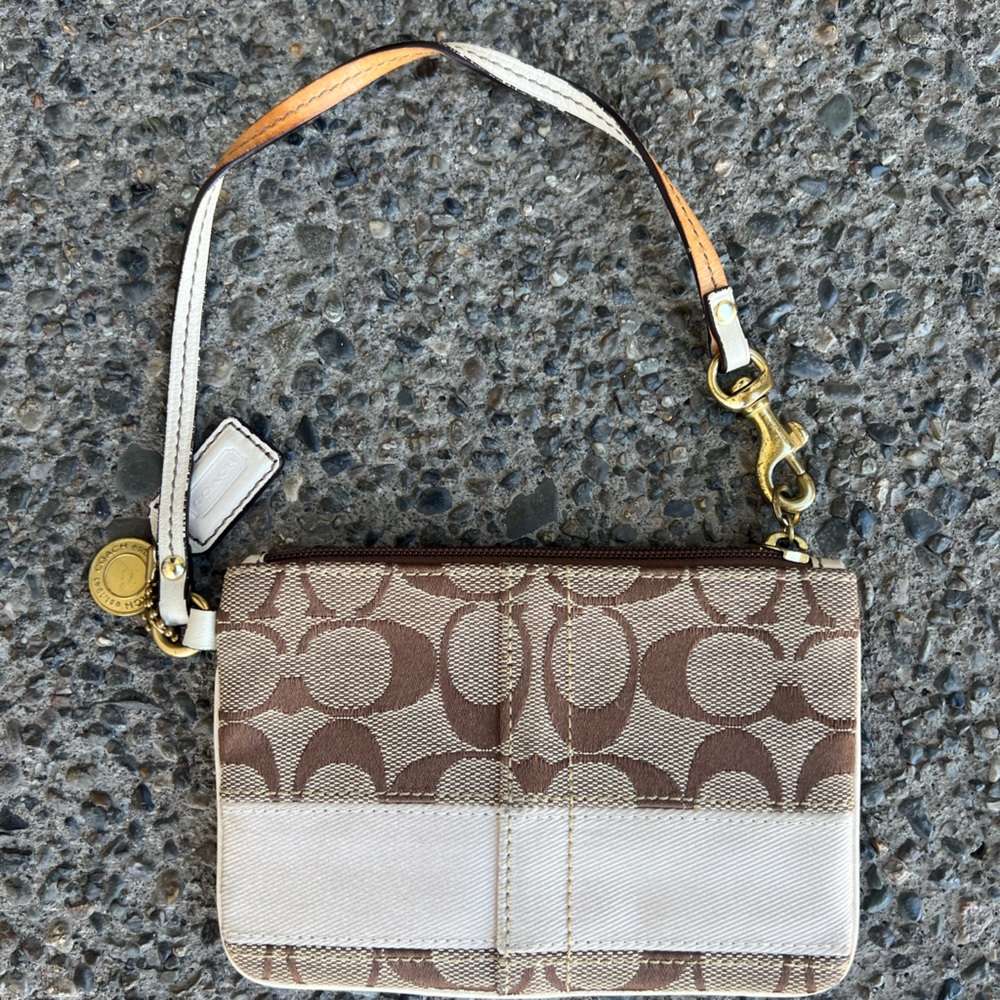 Coach card purse